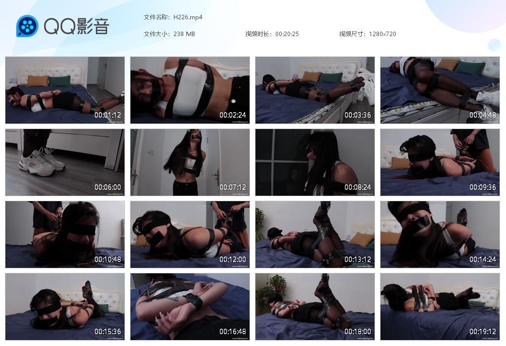 G.jpg 堵嘴蒙眼TK黑丝 - H226  第1张